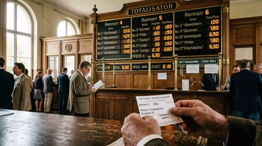 totalisator parimutuel system pferdewetten